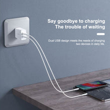 Load image into Gallery viewer, WK WP-U119 10W Dual USB Ports Travel Charger Power Adapter, US Plug
