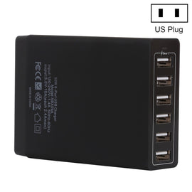 XBX09A 50W 5V 2.4A 6 USB Ports Quick Charger Travel Charger