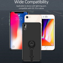 Load image into Gallery viewer, LXS08 8 Pin to 8 Pin + 3.5mm Audio Plug Ring Holder Fast Charging Adapter