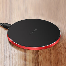 GY-68 Ultra-Thin Aluminum Alloy Wireless Fast Charging Qi Charger Pad