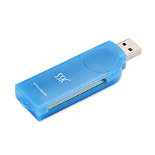 Load image into Gallery viewer, SSK SCRS028 USB 2.0 Interface External Card Reader, Supports CF Card / MD