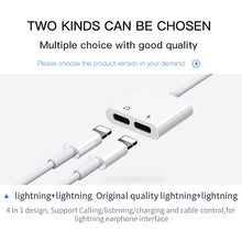 Load image into Gallery viewer, JOYROOM S-Y104 Ben Series Apple Dual Lightning Adapter, Length: 1.2m