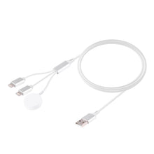 Load image into Gallery viewer, Multi-function 3 In 1 8 Pin Magnetic Charging Cable for iPhone / Apple Watch, Length : 1m
