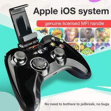Load image into Gallery viewer, PXN PXN-6603 MFI Mobile Phone Wireless Bluetooth Game Handle Controller, Compatible with iOS System