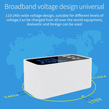 Load image into Gallery viewer, CDA30 20W 3 USB Ports + USB-C / Type-C Ports Multi-function Charger with LED Display, US Plug, US Plug