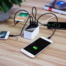 Load image into Gallery viewer, CDA30 20W 3 USB Ports + USB-C / Type-C Ports Multi-function Charger with LED Display, US Plug, US Plug