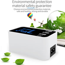 Load image into Gallery viewer, CDA30 20W 3 USB Ports + USB-C / Type-C Ports Multi-function Charger with LED Display, US Plug, US Plug