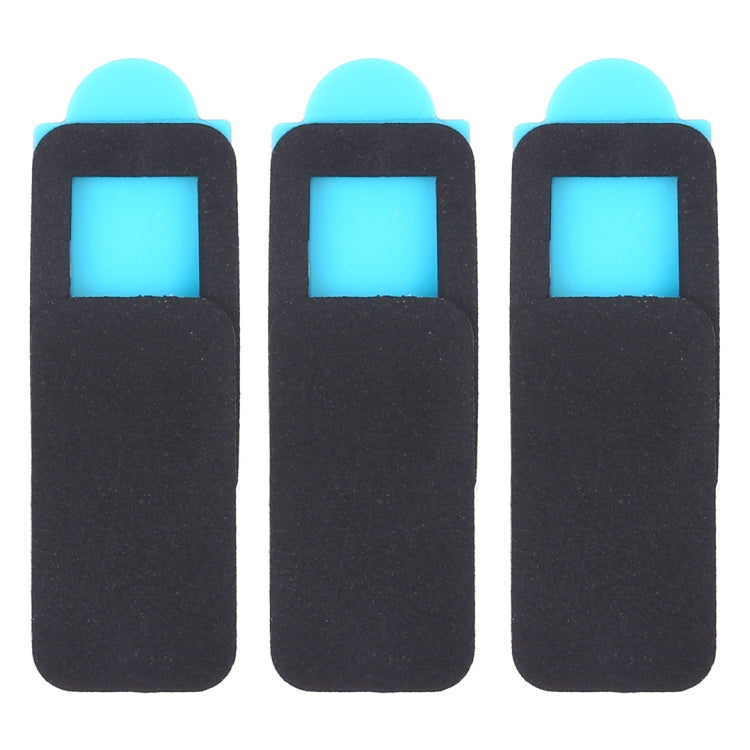 3 PCS Universal Ultra-thin Design Rectangle WebCam Cover Camera Cover for Desktop, Laptop, Tablet, Phones