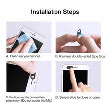 Load image into Gallery viewer, 6 PCS Universal Ultra-thin Design WebCam Cover Camera Cover for Desktop, Laptop, Tablet, Phones