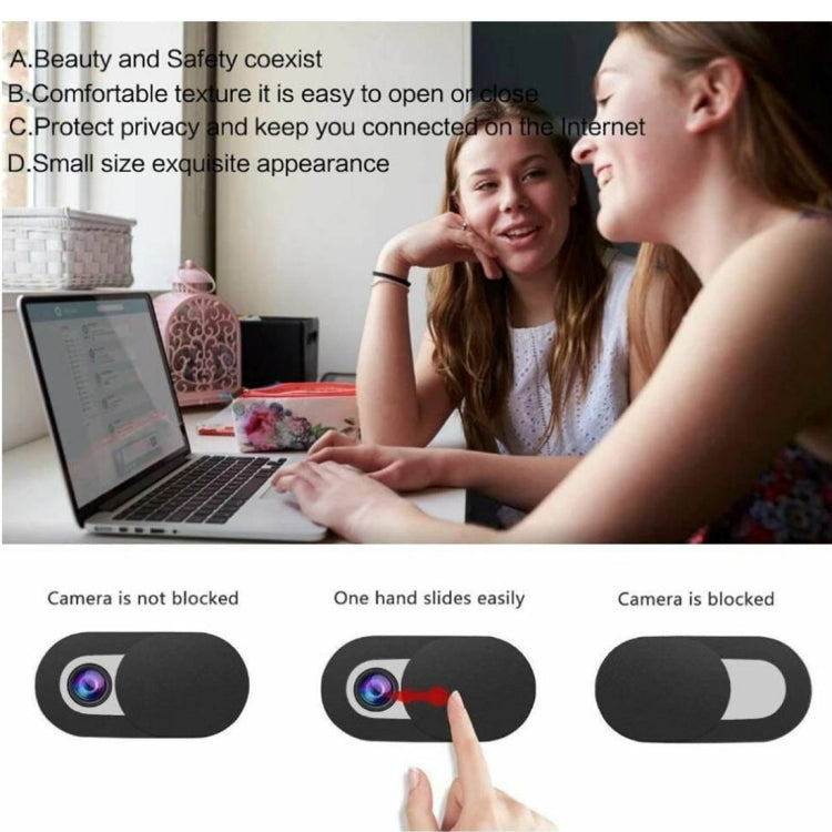 6 PCS Universal Ultra-thin Design WebCam Cover Camera Cover for Desktop, Laptop, Tablet, Phones