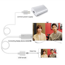 Load image into Gallery viewer, Onten 7562 USB Female to HDMI Phone to HDTV Adapter Cable for iPhone / Android