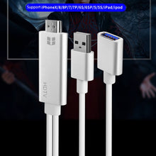 Load image into Gallery viewer, Onten 7562 USB Female to HDMI Phone to HDTV Adapter Cable for iPhone / Android