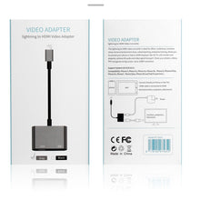 Load image into Gallery viewer, 7565S 8 Pin to HDMI HDTV Projector Video Adapter Cable for iPad