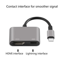 Load image into Gallery viewer, 7565S 8 Pin to HDMI HDTV Projector Video Adapter Cable for iPad