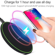Load image into Gallery viewer, KD-1 Ultra-thin 10W Fast Charging Wireless Charger for Android Phones &amp; iPhone