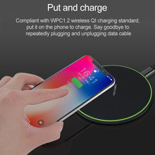 Load image into Gallery viewer, KD-1 Ultra-thin 10W Fast Charging Wireless Charger for Android Phones &amp; iPhone