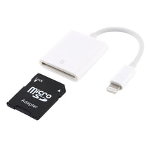 Load image into Gallery viewer, NK105 8 Pin to SD Card Camera Reader Adapter, Compatible with IOS 9.1 and Above Systems