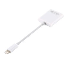 Load image into Gallery viewer, NK105 8 Pin to SD Card Camera Reader Adapter, Compatible with IOS 9.1 and Above Systems
