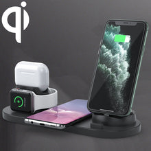 Load image into Gallery viewer, 6 in 1 10W Qi Standard Wireless Charger Stand