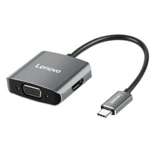 Load image into Gallery viewer, Original Lenovo C02 USB-C / Type-C to HDMI + VGA Converter
