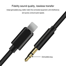 Load image into Gallery viewer, 8 Pin to 3.5mm AUX Audio Adapter Cable, Length: 1m