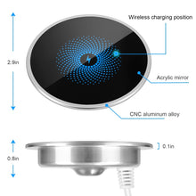 Load image into Gallery viewer, S50 15W Ultra-thin Desktop Embedded Wireless Charger embedded