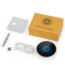 Load image into Gallery viewer, S50 15W Ultra-thin Desktop Embedded Wireless Charger embedded