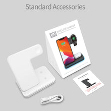 Load image into Gallery viewer, Z5A QI Vertical Magnetic Wireless Charger for Mobile Phones &amp; Apple Watches &amp; AirPods / Samsung Galaxy Buds / Huawei Free Buds, with Touch Ring Light