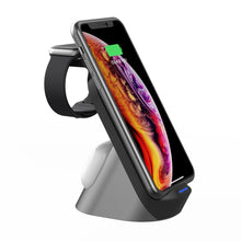 Load image into Gallery viewer, H18 3 in 1 Quick Wireless Charger for iPhone, Apple Watch, AirPods and other Android Smart Phones