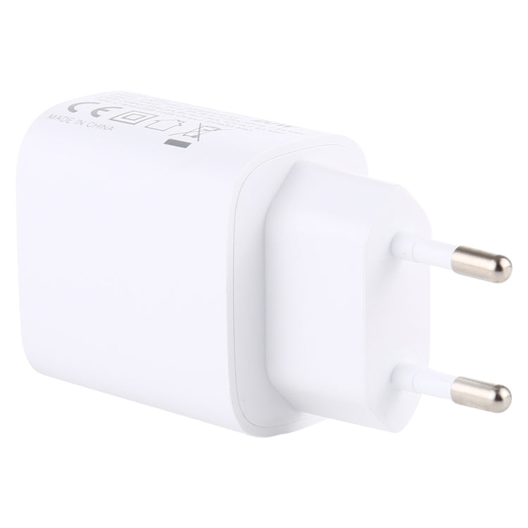 T085 20W USB + Type-C Fast Charging Travel Power Adapter, EU Plug