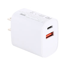 Load image into Gallery viewer, T085 20W USB + Type-C Fast Charging Travel Power Adapter, EU Plug
