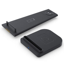 Load image into Gallery viewer, HQ-UD21 3 in 1 Folding Mobile Phone Watch Multi-Function Charging Stand Wireless Charger for iPhones &amp; Apple Watch &amp; Airpods