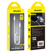 Load image into Gallery viewer, AWEI CL-68 3A Type-C / USB-C to 8 Pin PD Fast Charging Data Cable, Length: 1m