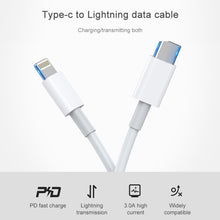 Load image into Gallery viewer, AWEI CL-68 3A Type-C / USB-C to 8 Pin PD Fast Charging Data Cable, Length: 1m