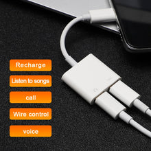 Load image into Gallery viewer, FT_AC42 2 in 1 18W PD USB-C / Type-C Male to USB-C / Type-C Audio + USB-C / Type-C Charging Female Audio Adapter