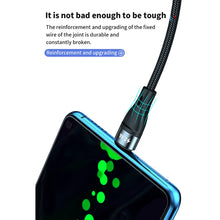 Load image into Gallery viewer, 40W 5A USB to Micro USB + USB-C / Type-C + 8 Pin Fast Charging Data Cable, Cable Length: 1.2m