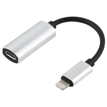 Load image into Gallery viewer, 2 in 1 8 Pin Male to Dual 8 Pin Female Charging and Listening to Music Audio Earphone Adapter, Compatible with All IOS Systems