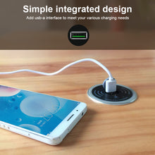 Load image into Gallery viewer, KP-ZMC Embedded Desktop Wireless Charger with PD+USB Interface Cable Length: 1.2m