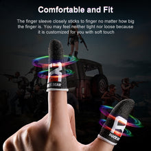 Load image into Gallery viewer, ROCK i27 Super Conductive Silver Fiber Anti-sweat Sensitive Touch Gaming Finger Cover for Thumb / Index Finger