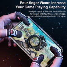 Load image into Gallery viewer, ROCK i27 Super Conductive Silver Fiber Anti-sweat Sensitive Touch Gaming Finger Cover for Thumb / Index Finger