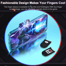 Load image into Gallery viewer, ROCK i27 Super Conductive Silver Fiber Anti-sweat Sensitive Touch Gaming Finger Cover for Thumb / Index Finger