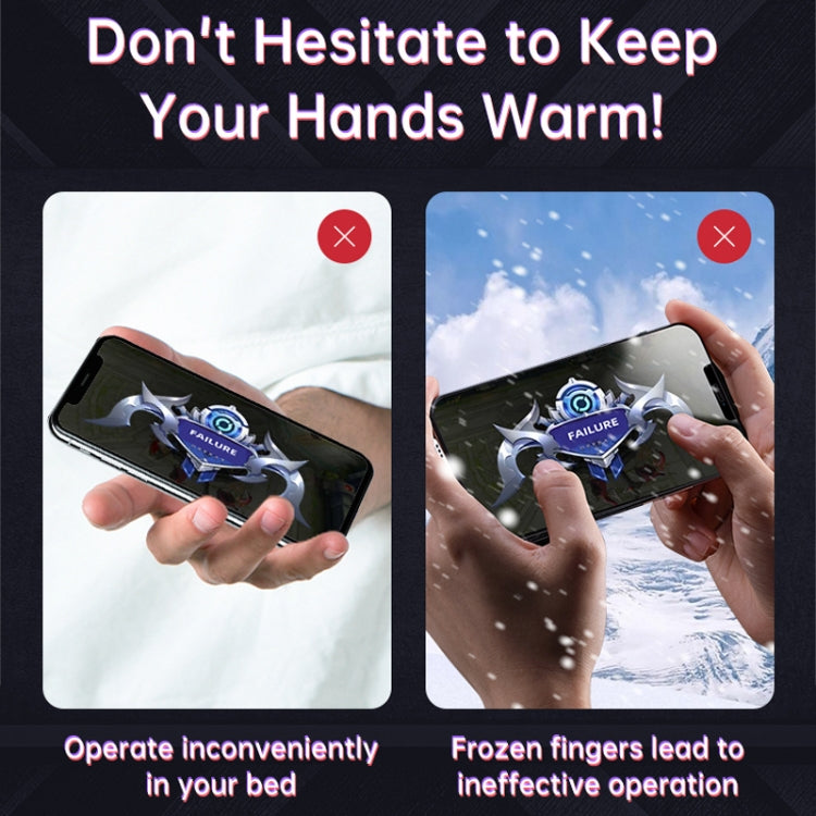 ROCK i28 Super Conductive Silver Fiber Anti-sweat Sensitive Touch Gaming Gloves