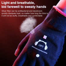 Load image into Gallery viewer, ROCK i28 Super Conductive Silver Fiber Anti-sweat Sensitive Touch Gaming Gloves