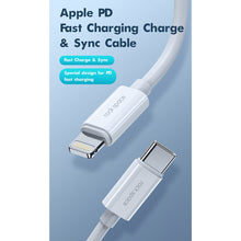 Load image into Gallery viewer, ROCK Space Z19 PD  20W 3A USB-C / Type-C to 8 Pin Fast Charging TPE Data Cable, Cable Length: 1m