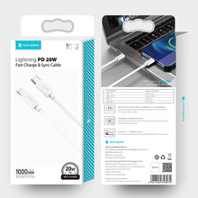 Load image into Gallery viewer, ROCK Space Z19 PD  20W 3A USB-C / Type-C to 8 Pin Fast Charging TPE Data Cable, Cable Length: 1m