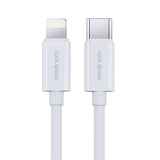 ROCK Space Z19 PD  20W 3A USB-C / Type-C to 8 Pin Fast Charging TPE Data Cable, Cable Length: 1m