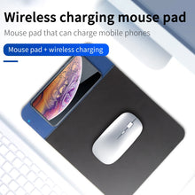 Load image into Gallery viewer, OJD-36 QI Standard 10W Lighting Wireless Charger Rubber Mouse Pad, Size: 26.2 x 19.8 x 0.65cm