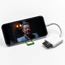 Load image into Gallery viewer, NK-101Y Pro 8 Pin to 8 Pin + SD + TF Port 3 in 1 Camera Reader Adapter