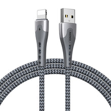 Load image into Gallery viewer, REMAX RC-150i KAWAY Series 1m 2.4A USB to 8 Pin Aluminum Alloy Braid Fast Charging Data Cable