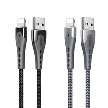Load image into Gallery viewer, REMAX RC-150i KAWAY Series 1m 2.4A USB to 8 Pin Aluminum Alloy Braid Fast Charging Data Cable